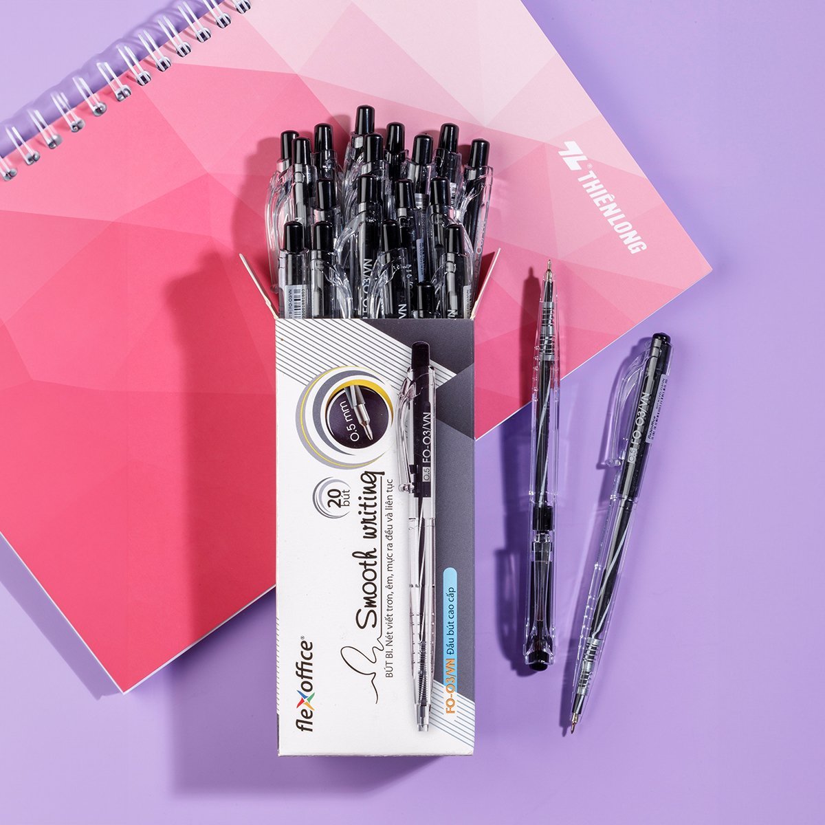 Bút bi Thiên Long FO-03/VN 0.5mm (20)