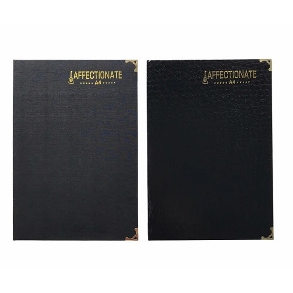 Sổ da bìa đen TP A4 CK10 21x30cm