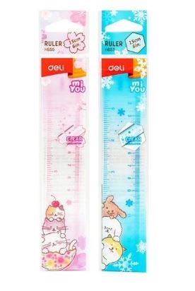 Thước kẻ 15cm Deli H655 (60)