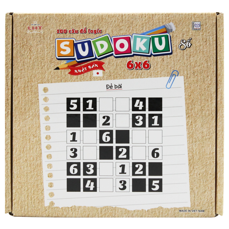 Cờ Sudoku số 6x6 USDKS6S6H