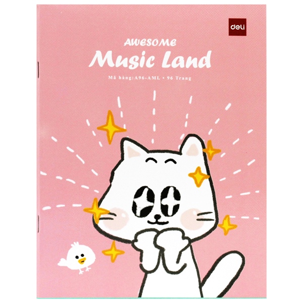 Tập HS Deli A96-AML 96tr 100gsm 5 ô ly (5/100)