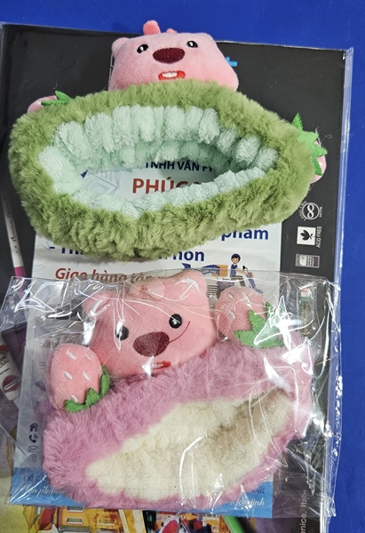 Bờm cài tóc, băng đô Mix mẫu - Bờm Băng đô rửa mặt dễ thương co giãn tốt hình thù ngộ nghĩnh cài tóc skincare