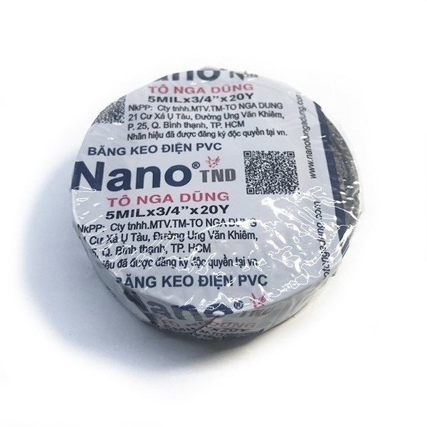 Băng keo điện PVC nano TND 1.8cm (10)