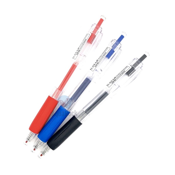 Bút gel bấm G-Star GP-05 0.5mm - Mực Xanh/ đỏ/ đen (12)