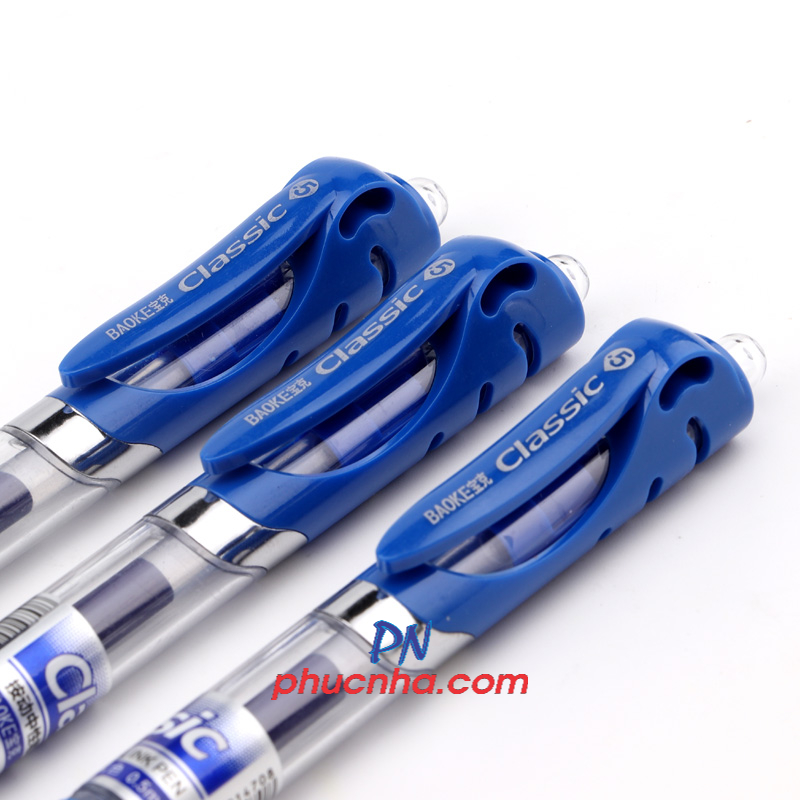 Bút gel bấm Baoke A35 classic 0.5mm (12)