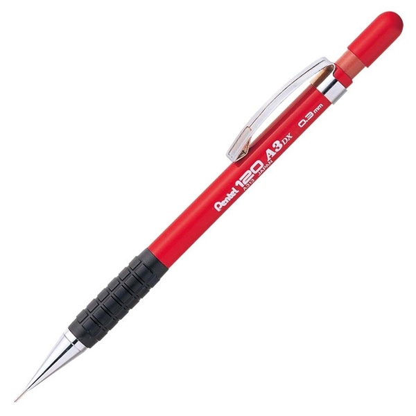 Bút chì bấm Pentel A313-B 0.3mm đỏ (12)