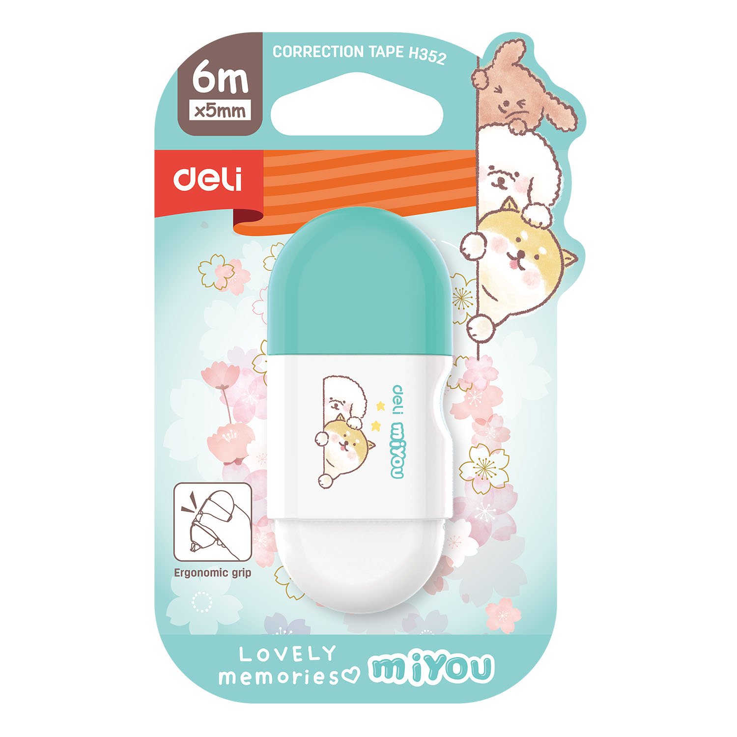 Bút xóa kéo Deli H352 6m x 5mm (24)