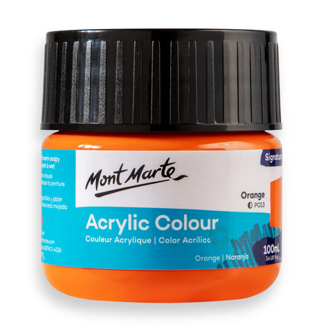 Màu nước acrylic 100ml Mont Marte - Màu Hủ Acrylic màu classic/ màu nhũ ánh kim/ màu phản quang