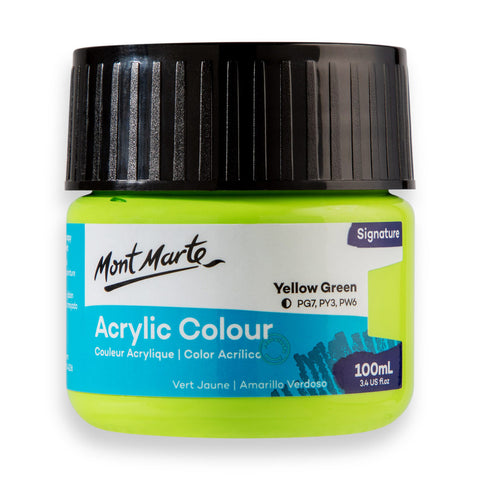 Màu nước acrylic 100ml Mont Marte - Màu Hủ Acrylic màu classic/ màu nhũ ánh kim/ màu phản quang