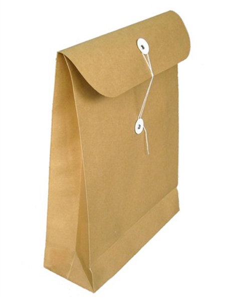 Bao thư xi măng cột dây A4 25x35cm Kraft nâu 180gsm (50 cái /xấp)
