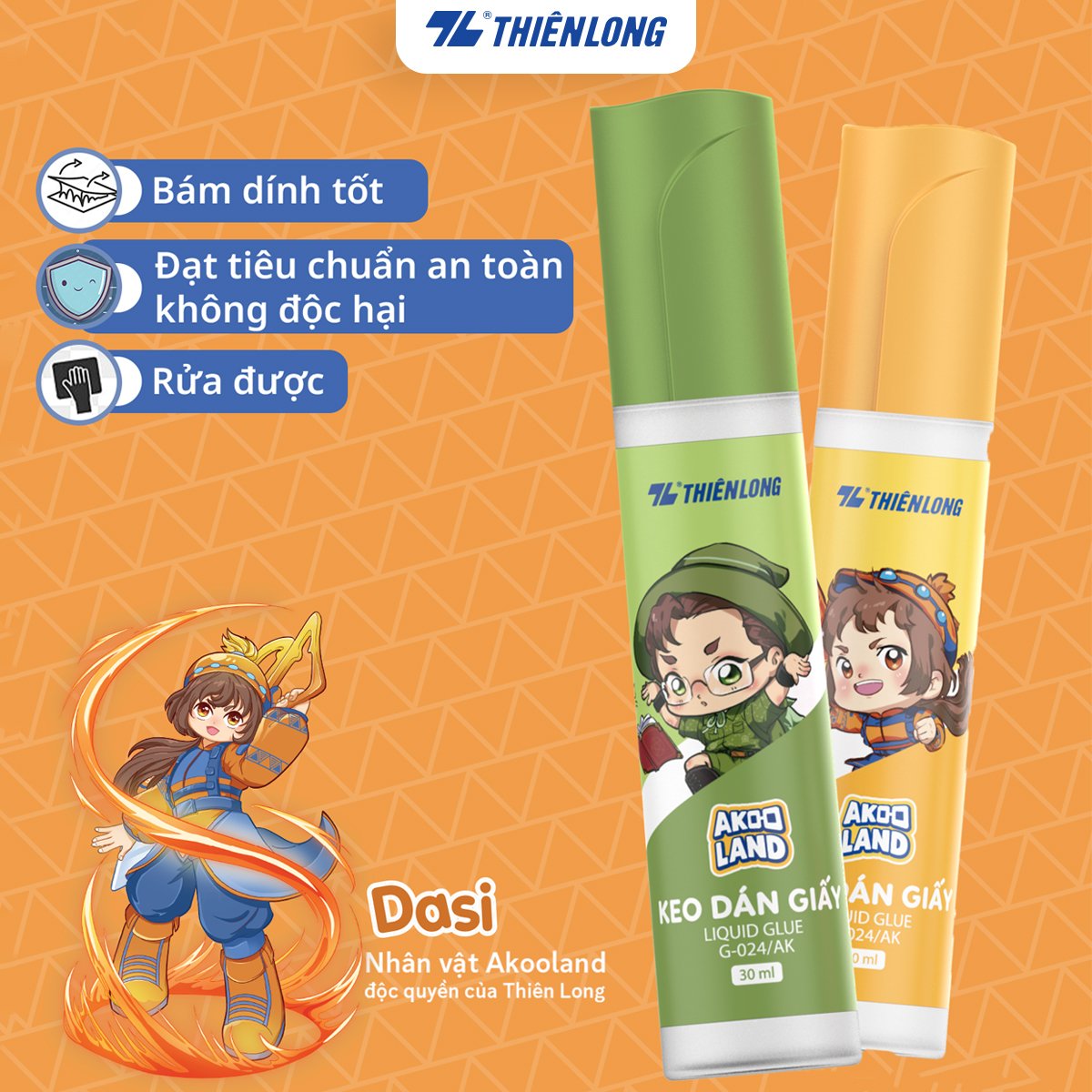 Hồ keo dán giấy nước Thiên Long G-024/AK 30ml (12)
