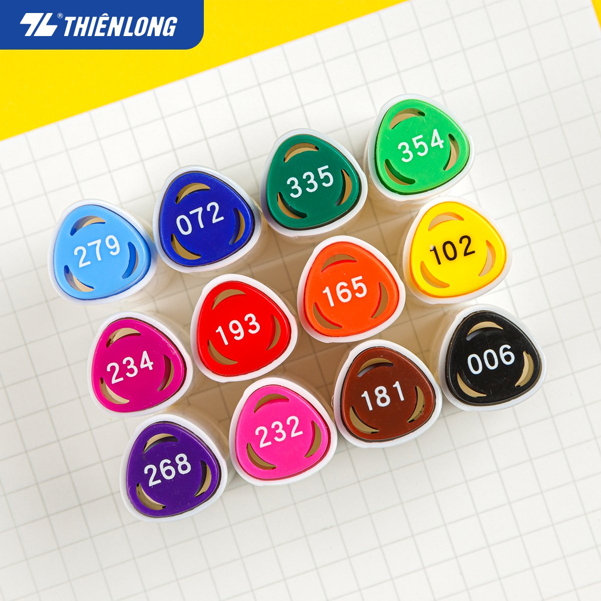 Bút lông màu mỹ thuật (lông dầu) Thiên Long Colokit AM-C002 art marker acrylic 2 đầu