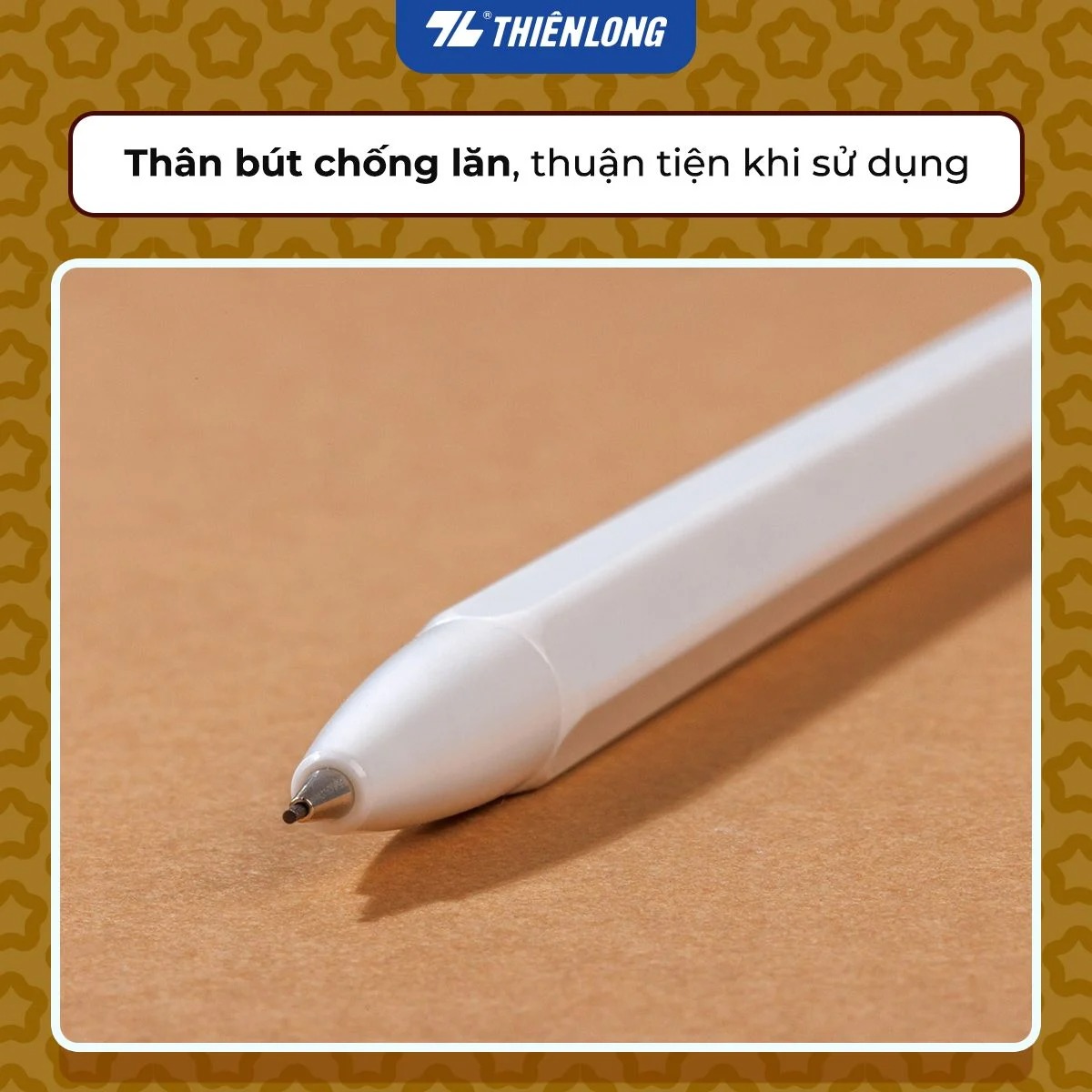 Bút chì bấm Thiên Long PC-037/HS HOSHI 0.5mm, thân lục giác (10) - Bút chì kim PC037