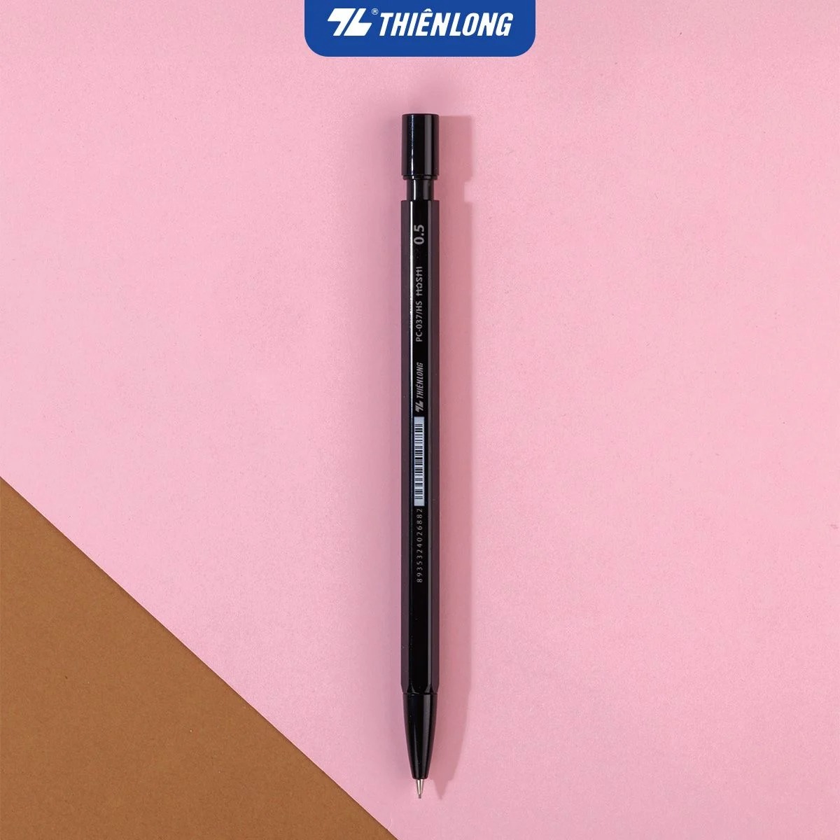 Bút chì bấm Thiên Long PC-037/HS HOSHI 0.5mm, thân lục giác (10) - Bút chì kim PC037