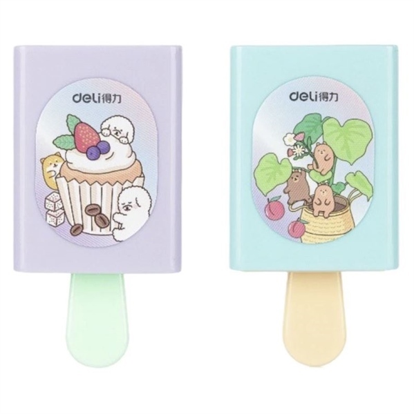 Gôm tẩy màu hộp kem Deli 71113 (12)