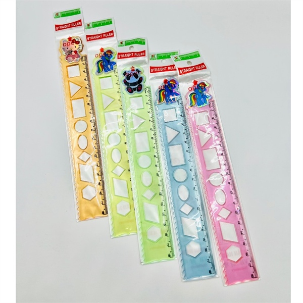 Thước lỗ hình thú 18cm