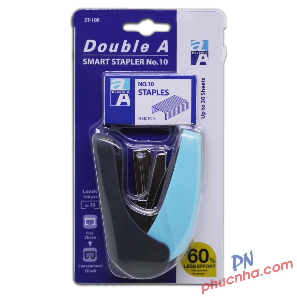 Bấm kim Double A ST-10R trợ lực no.10