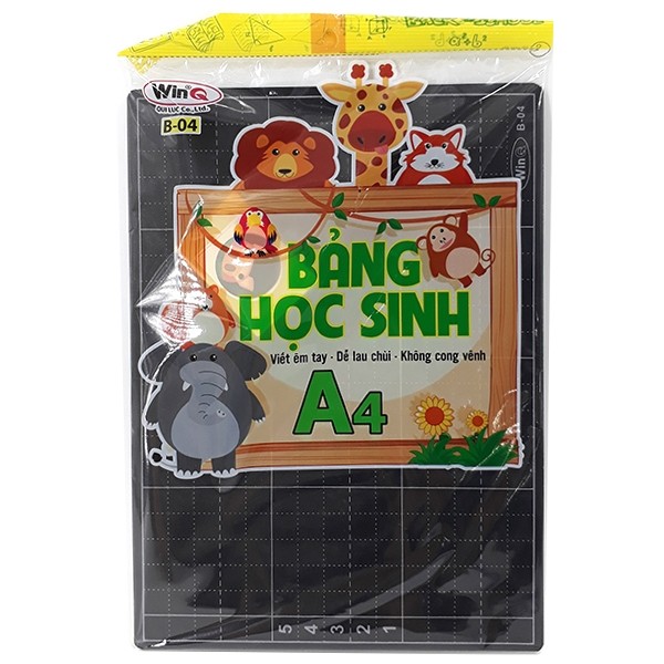 Bảng học sinh A4 Win B-04 đen phấn