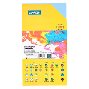 Bao thư giấy Grand Zentino TMG-8613 12x22cm 120gsm tem vàng (10)