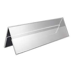 Kệ mica chức vụ mica 2 mặt A06 30x10cm