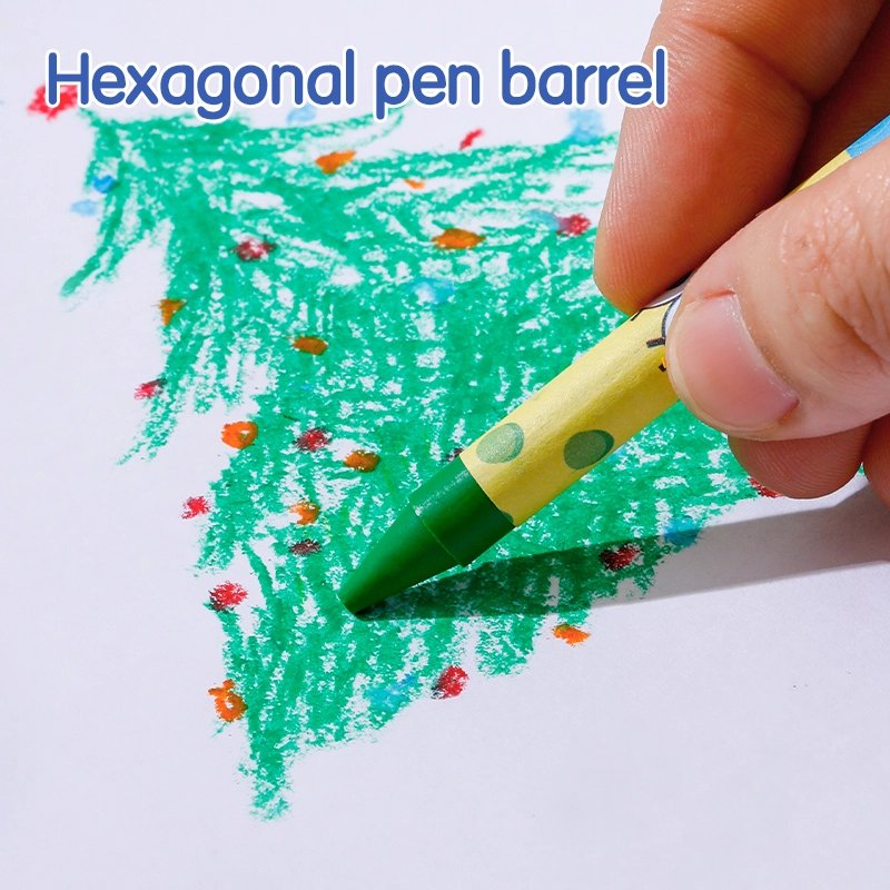 Bút sáp màu hình bọt biển Deli C219