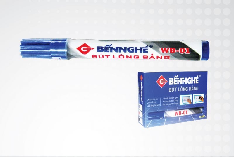 Bút lông bảng Bến Nghé WB-01 (10) - Viết lông viết bảng trắng xóa được