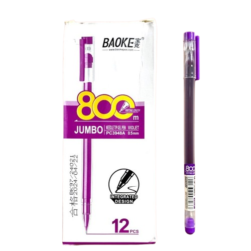 Bút gel Baoke PC3948A Jumbo 800 0.5mm (12)