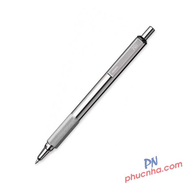 Bút bi bấm F-701 Zebra BAZ47 0.7mm, Xanh