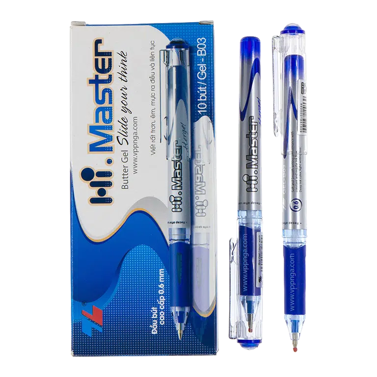 Bút bi Thiên Long GEL-B03 Hi Master 0.6 (10)