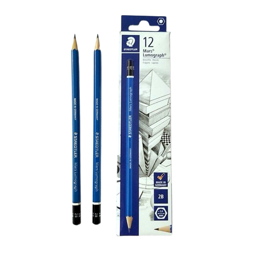 Bút chì gỗ 2B Staedtler Mars Lumograph Nr.100-2B (12/72)