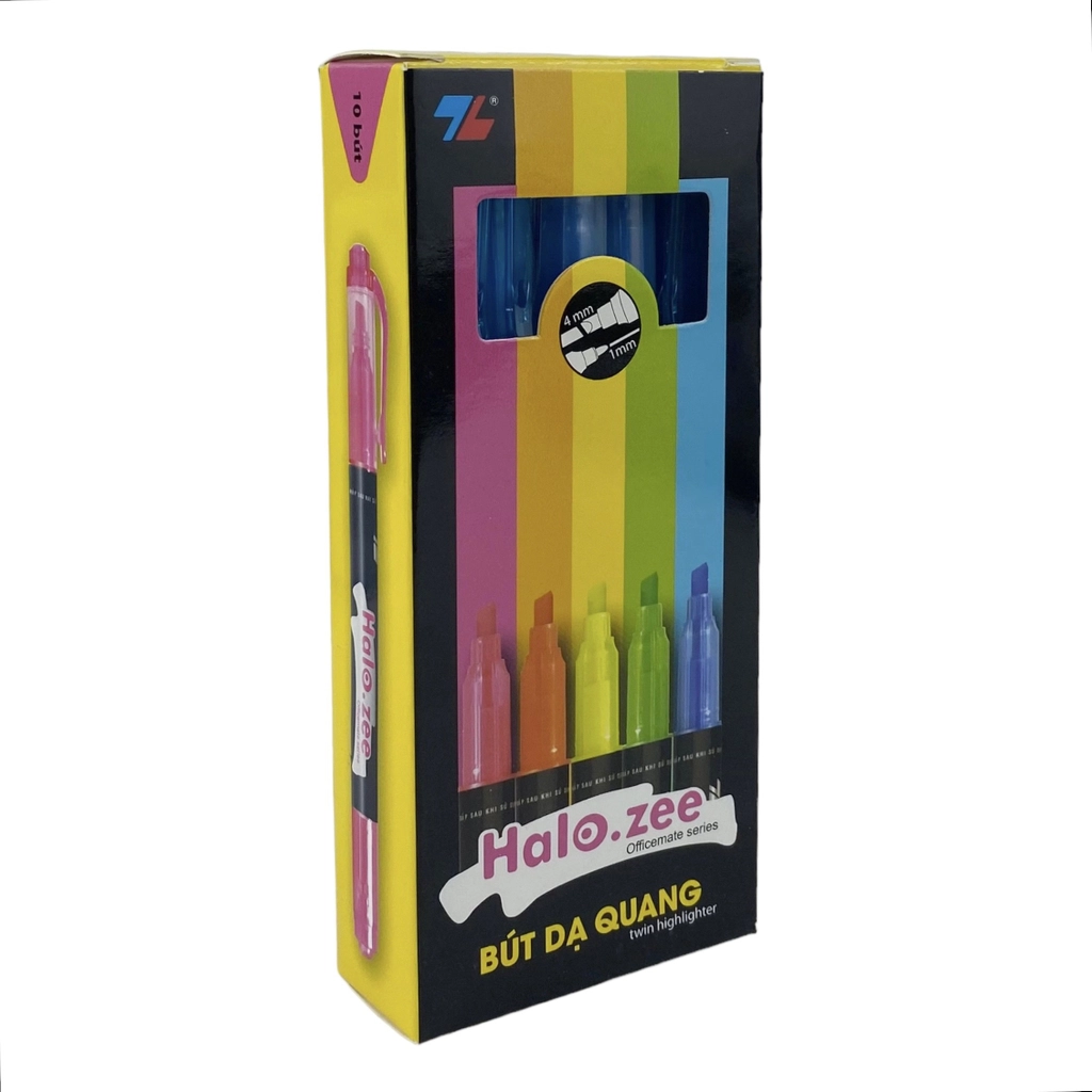 Bút dạ quang Thiên Long HL-03 2 đầu (10)