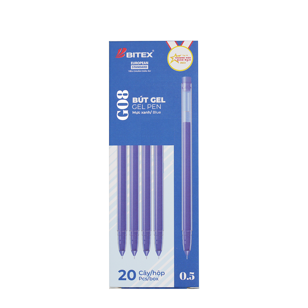 Bút gel Bitex G08 0.5mm (20)