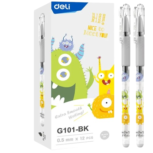 Bút gel Deli G101 0.5mm (12)