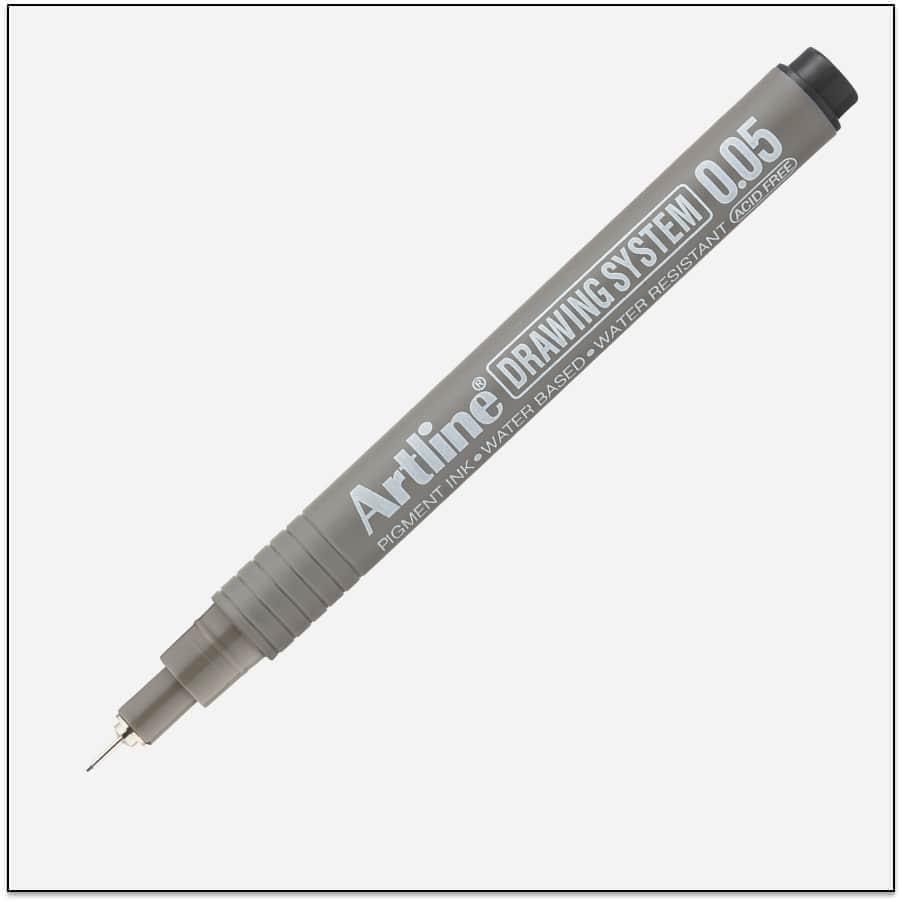 Bút vẽ kỹ thuật Artline mực đen (12)
