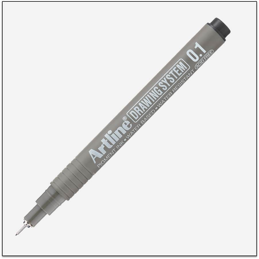 Bút vẽ kỹ thuật Artline mực đen (12)