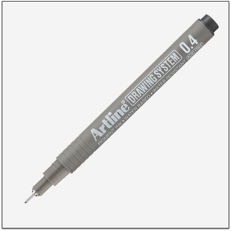 Bút vẽ kỹ thuật Artline mực đen (12)