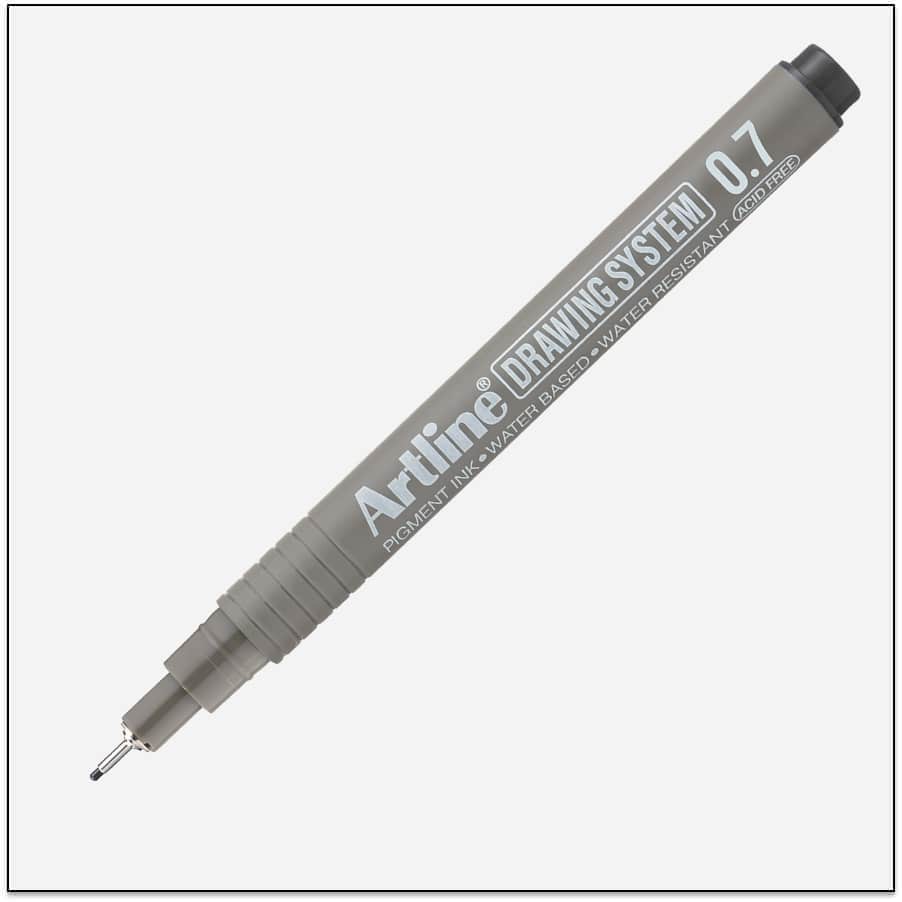 Bút vẽ kỹ thuật Artline mực đen (12)