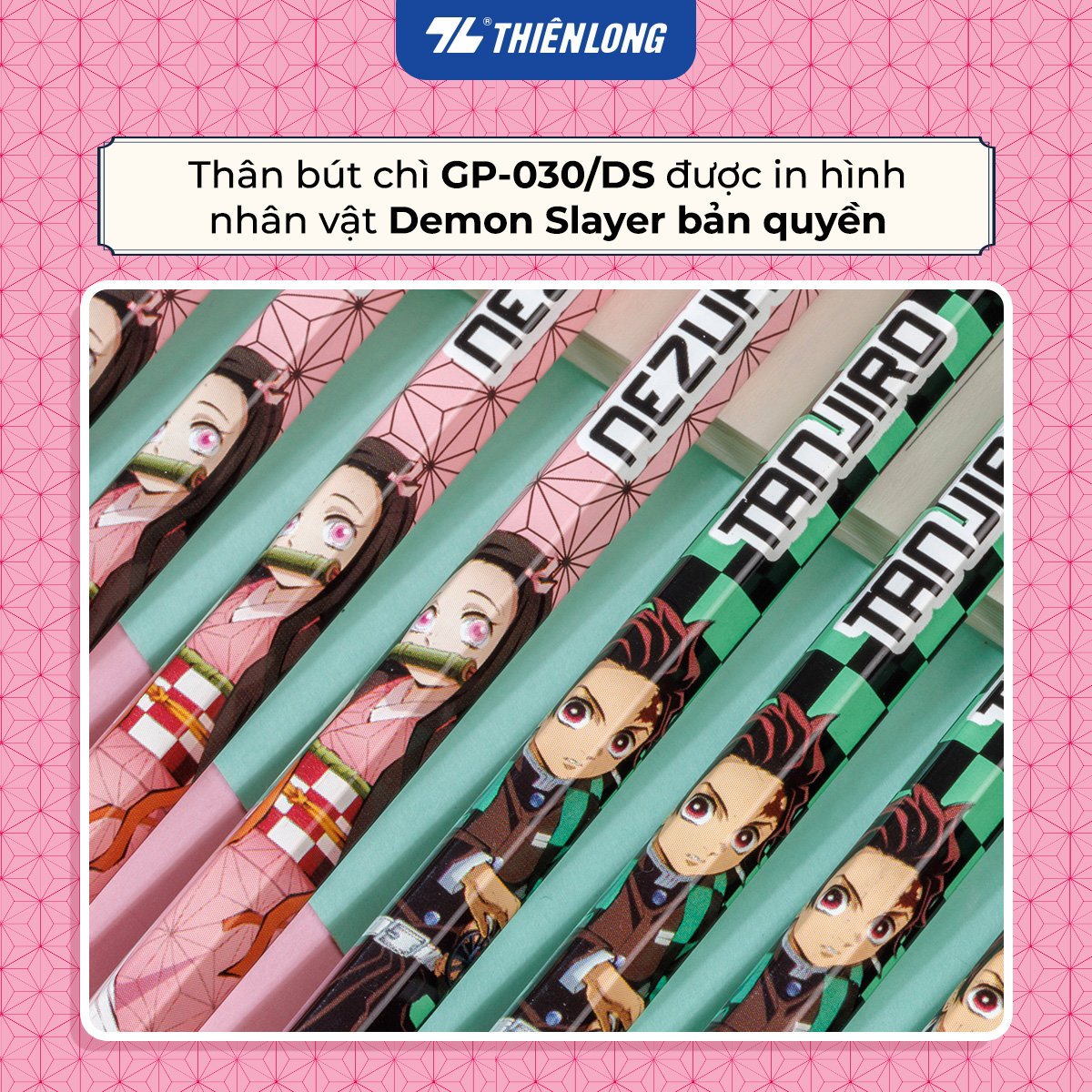 Bút chì 2B Thiên Long GP-030/DS Demon slayer (10)