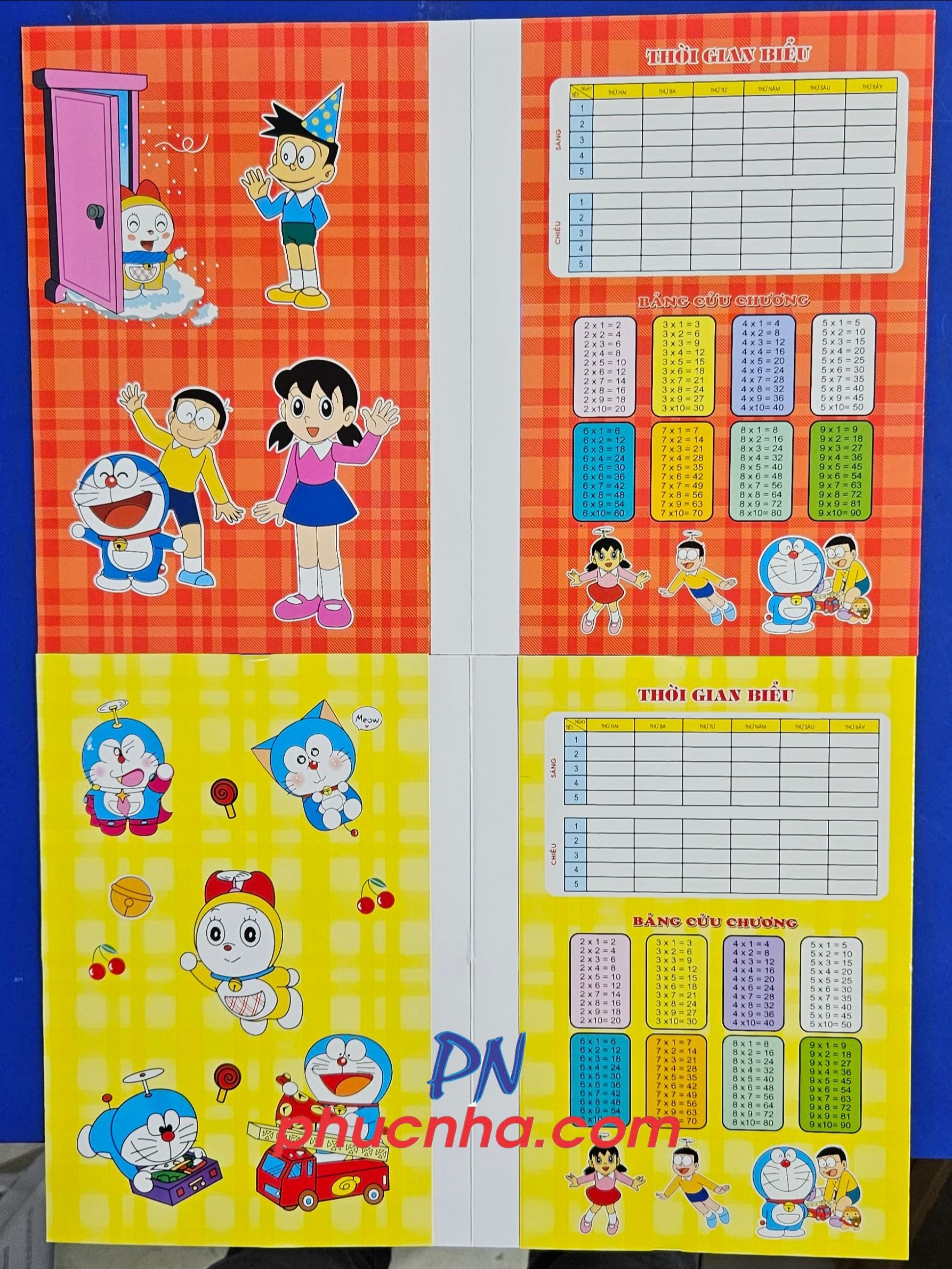 Bìa kê tay, bìa lót tập học sinh khổ 20.5cm x 17cm LV (10 cái/ túi)