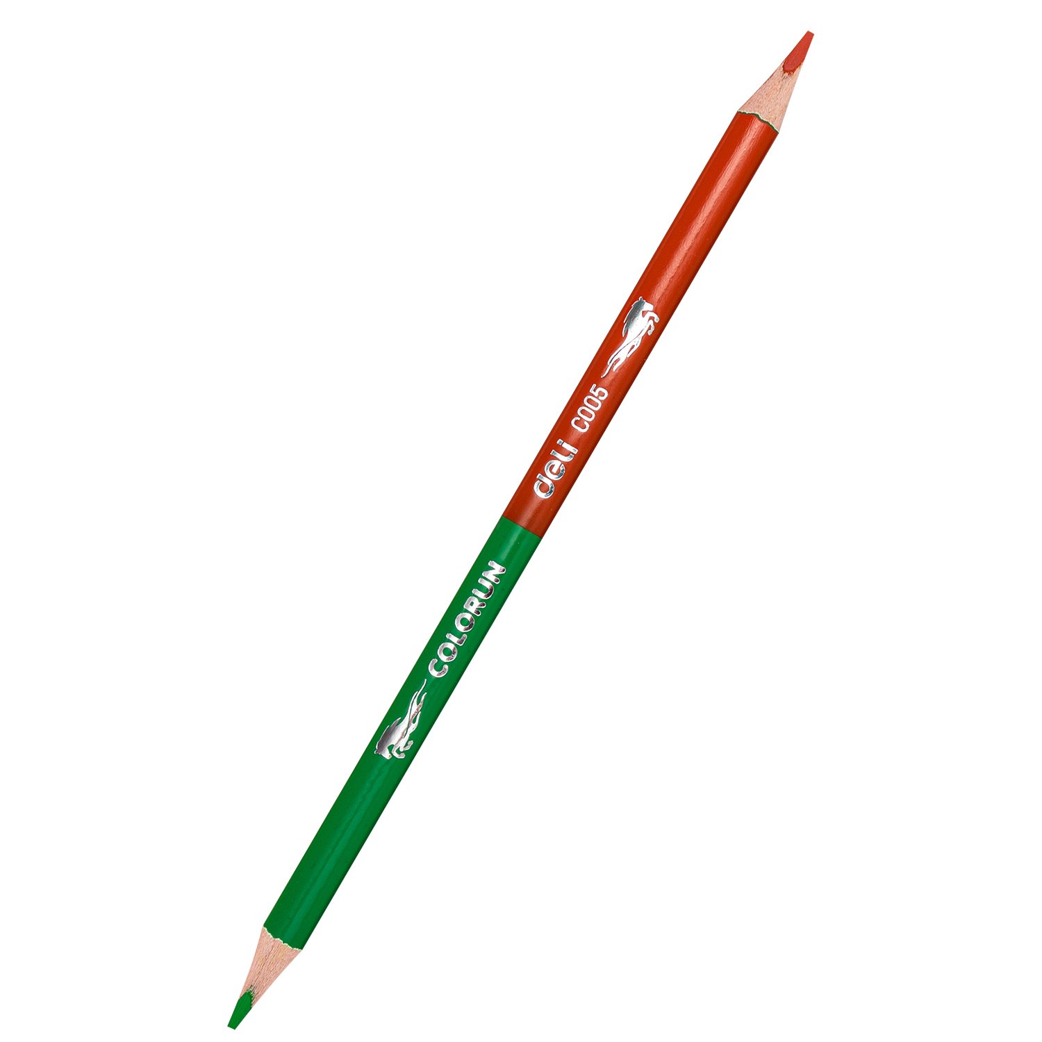 Bút chì màu 2 đầu Deli C00500 12 màu/ C00520 24 màu