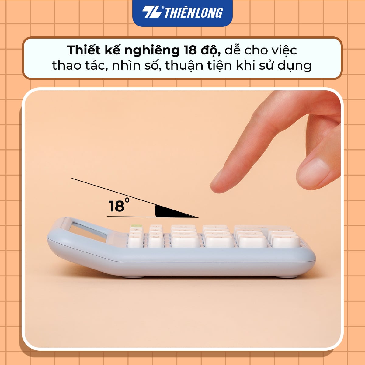 Máy tính Thiên Long Flexio CAL-007 12 số