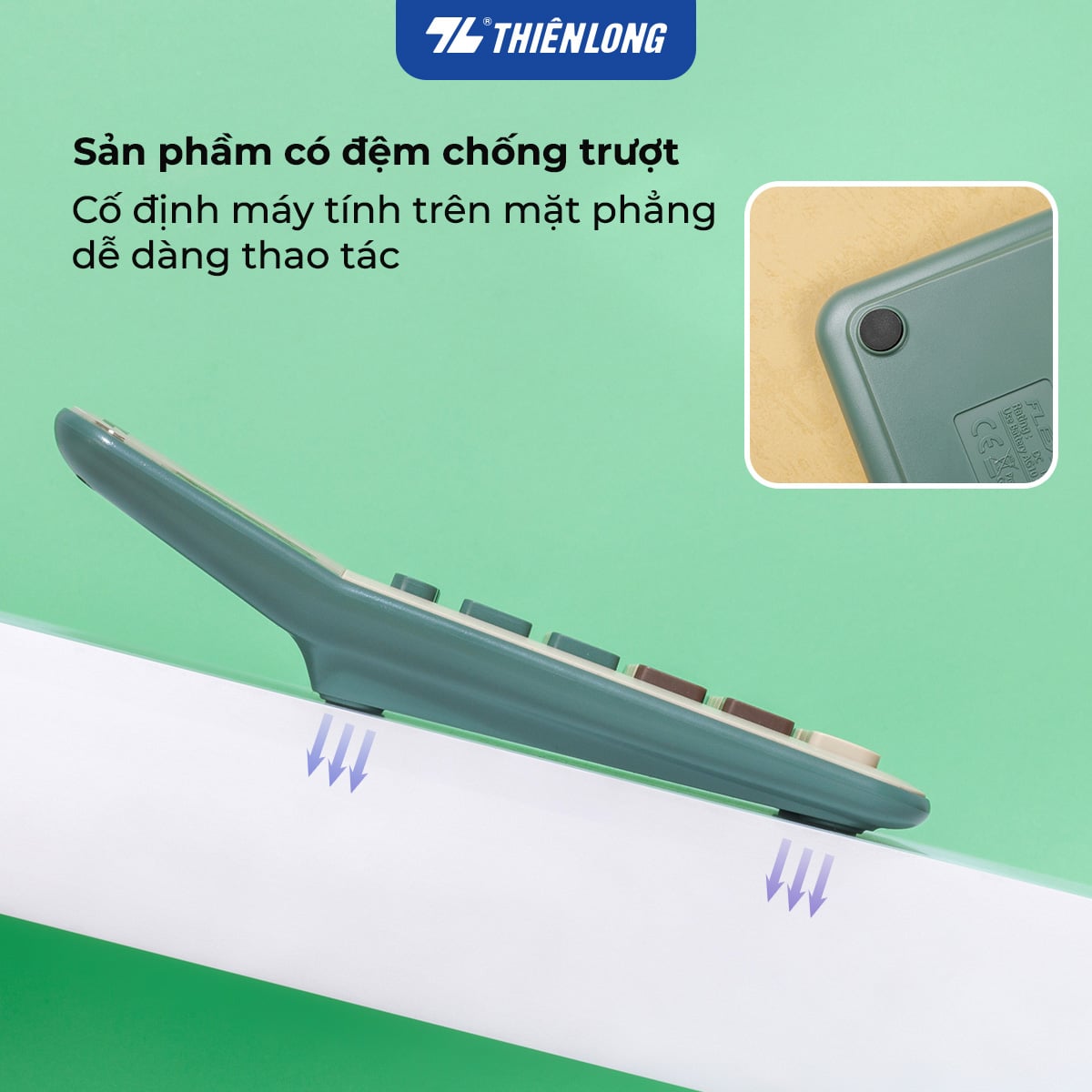 Máy tính Thiên Long Flexio CAL-010 12 số để bàn