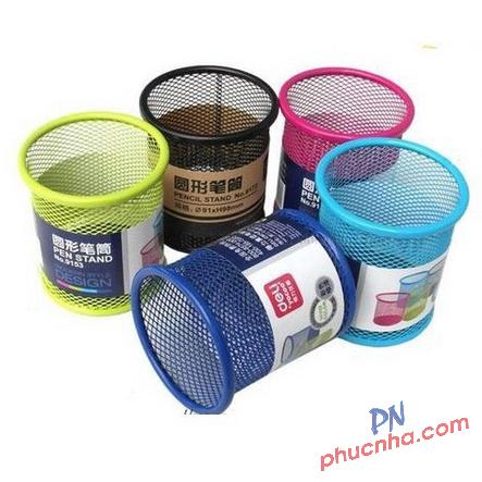 Cấm bút lưới sắt nhiều màu Deli 9153 (thùng 12 cái mix màu)