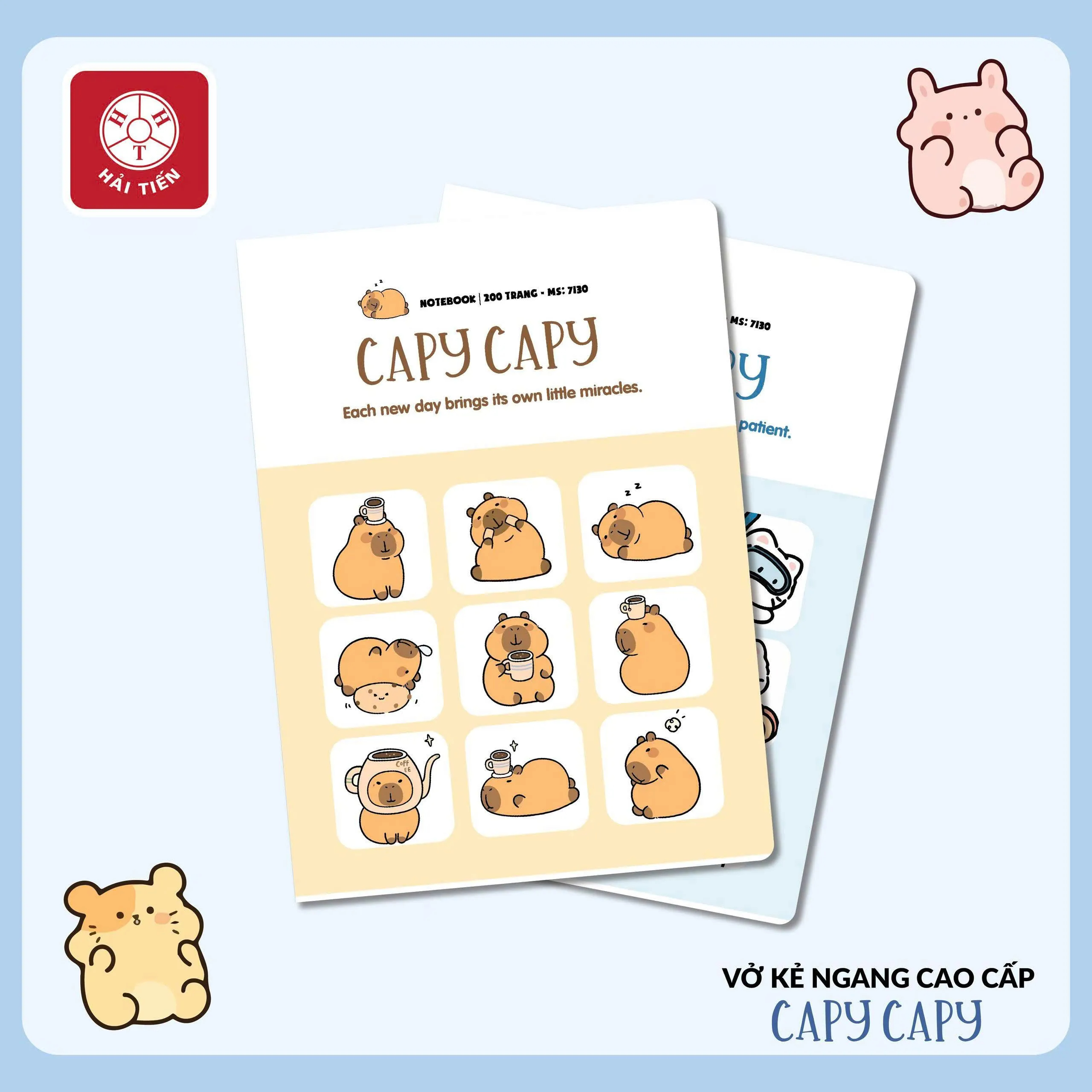 Tập SV Hải Tiến Capy Capy 7123 120trang 70gsm kẻ ngang (5/100)