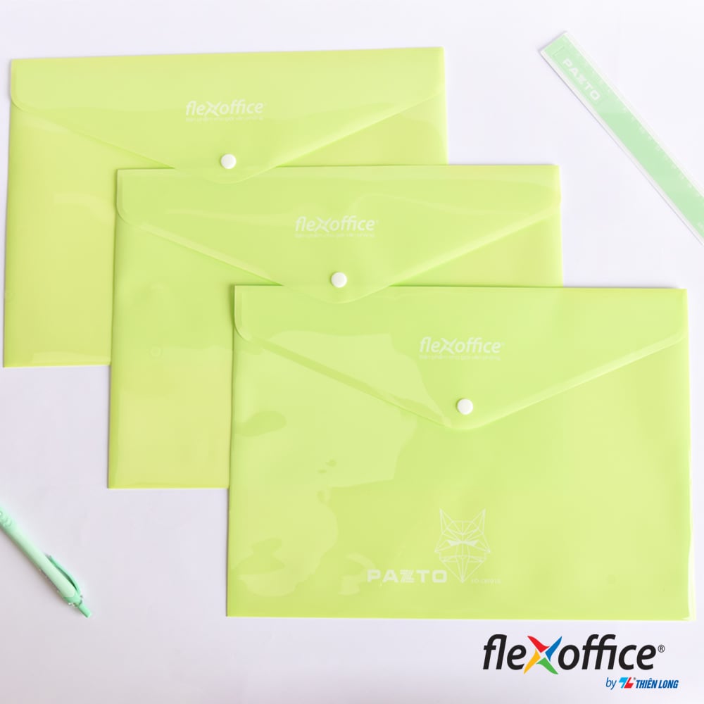 Bìa nút Thiên Long F4 màu Flexoffice Pazto FO-CBF010 màu ngẫu nhiên (10)