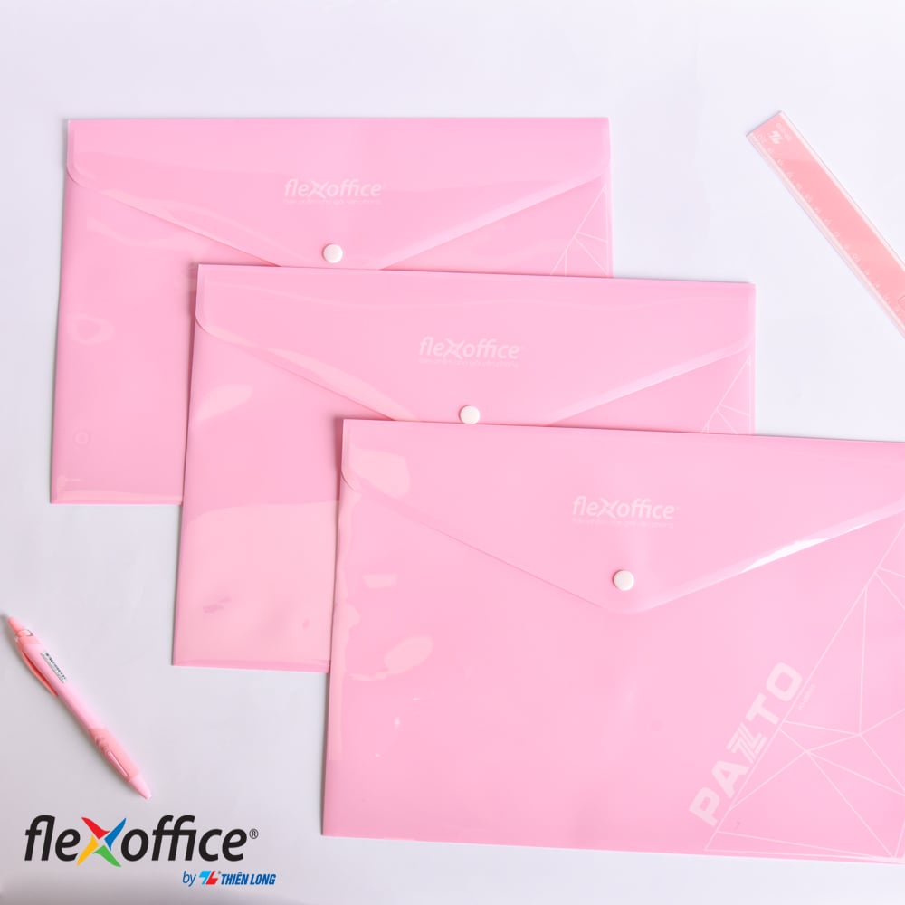 Bìa nút Thiên Long F4 màu Flexoffice Pazto FO-CBF010 màu ngẫu nhiên (10)