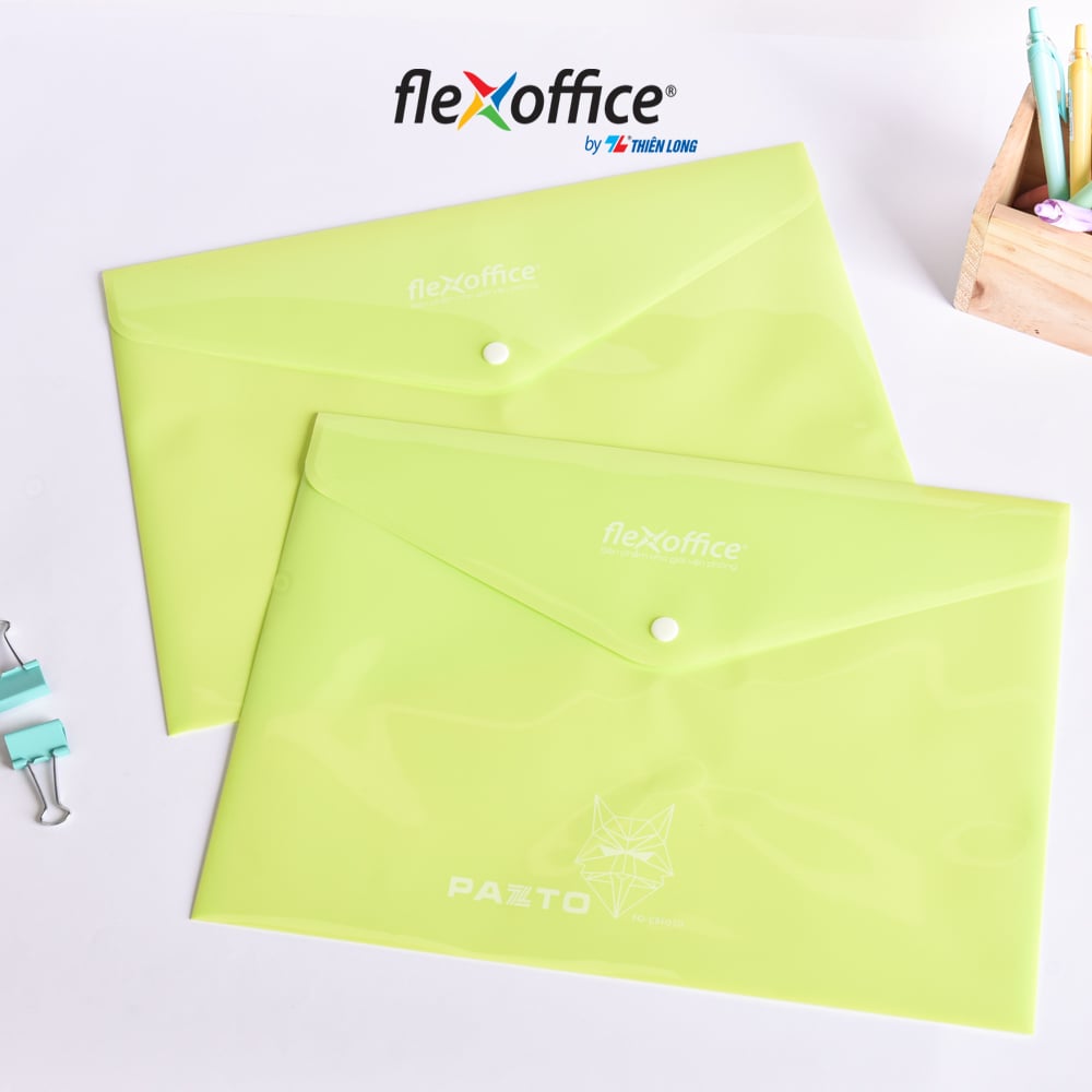 Bìa nút Thiên Long F4 màu Flexoffice Pazto FO-CBF010 màu ngẫu nhiên (10)