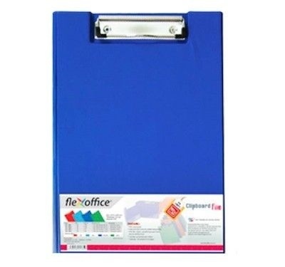 Bìa trình ký đôi nhựa A4 PVC Thiên Long FO-CB01 - Xanh