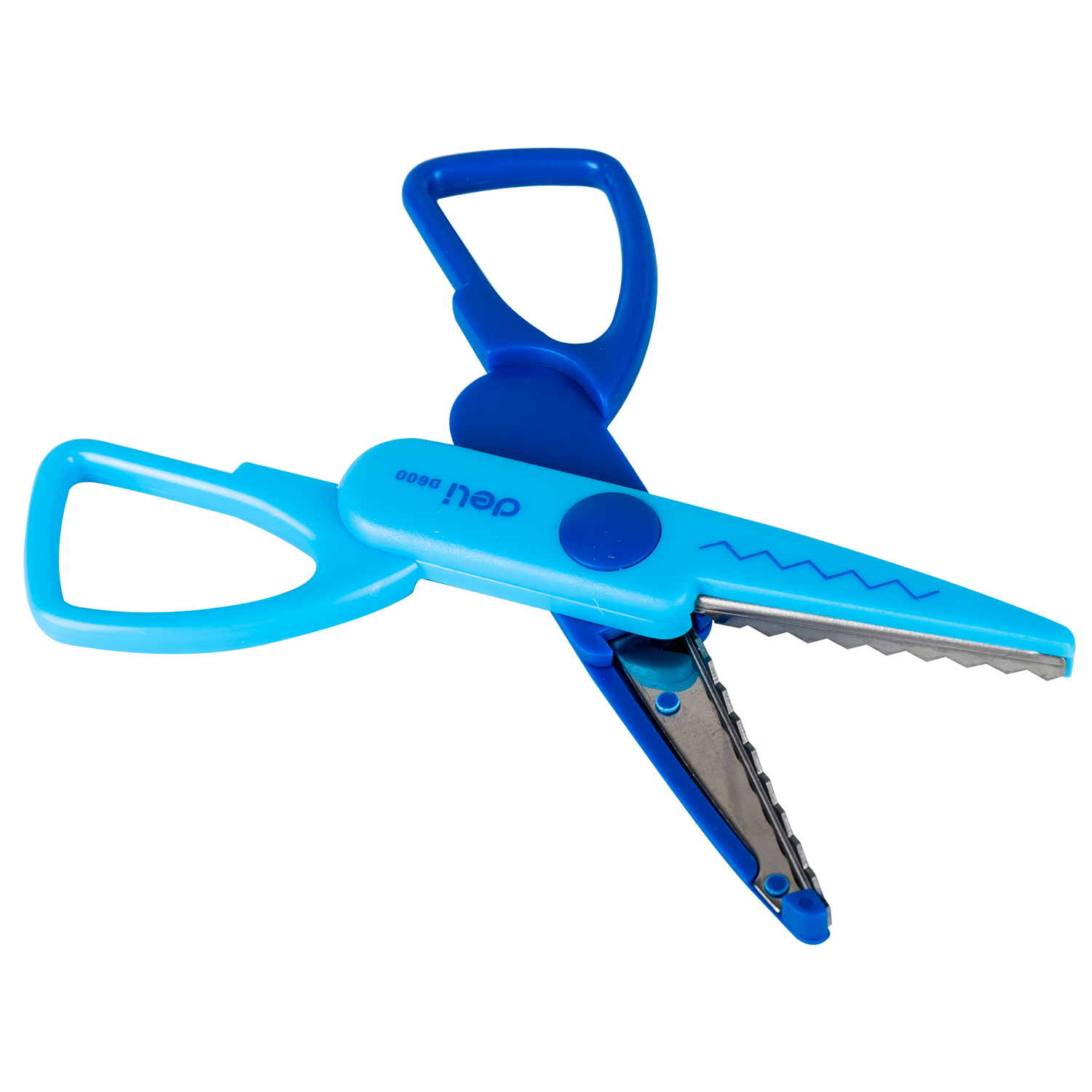 Kéo thủ công răng cưa Deli D60001 136mm