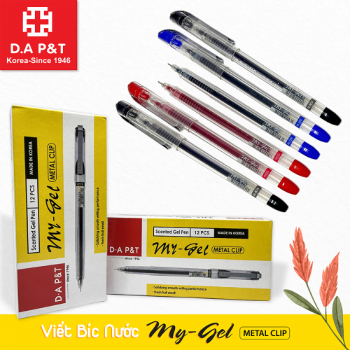 Bút gel nước My-gel D.A P&T 0.5mm (12)